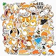 Animal Corgi Stickers for Hydroflasks Water Bottles 50 PCS (Welsh Corgi Pembroke)