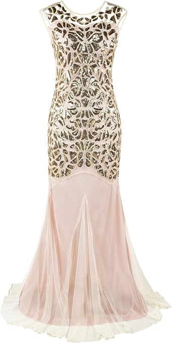 1920s full length dress