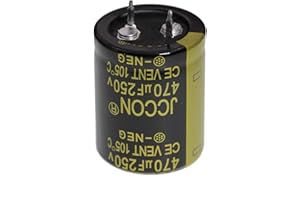 3 Pieces 250V 470uF 25x30 25x30mm 2 Pin Solder Snap-in Terminal Electrolytic Capacitor