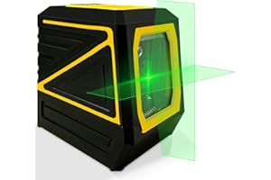 IROSIY Eye-Safe Class 1 Laser Level (<0.39mW) - 360° Self-Leveling, Rotary Rocker, Neck Extension Locking for Large Area Coverage