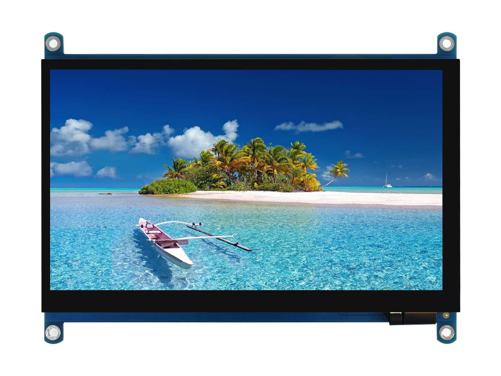 Waveshare 7inch Capacitive Touch QLED, Quantum Dot Display, without Back Case, Compatible with Raspberry Pi/Jetson Nano/PC