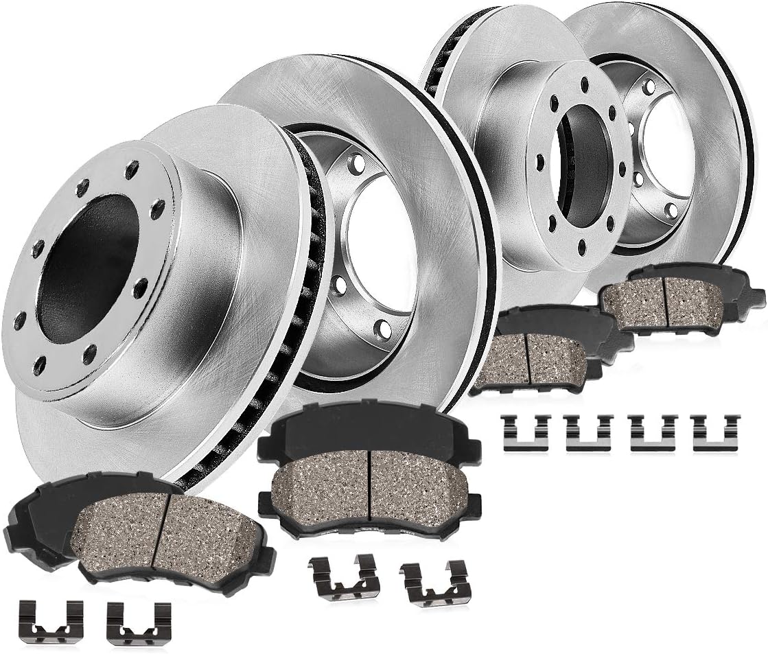 CRK12434 FRONT 331mm + REAR 325mm Premium OE 8 Lug [4