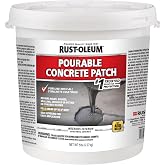 Rust-Oleum 369667 Pourable Concrete Patch, 5 lb Pail, White
