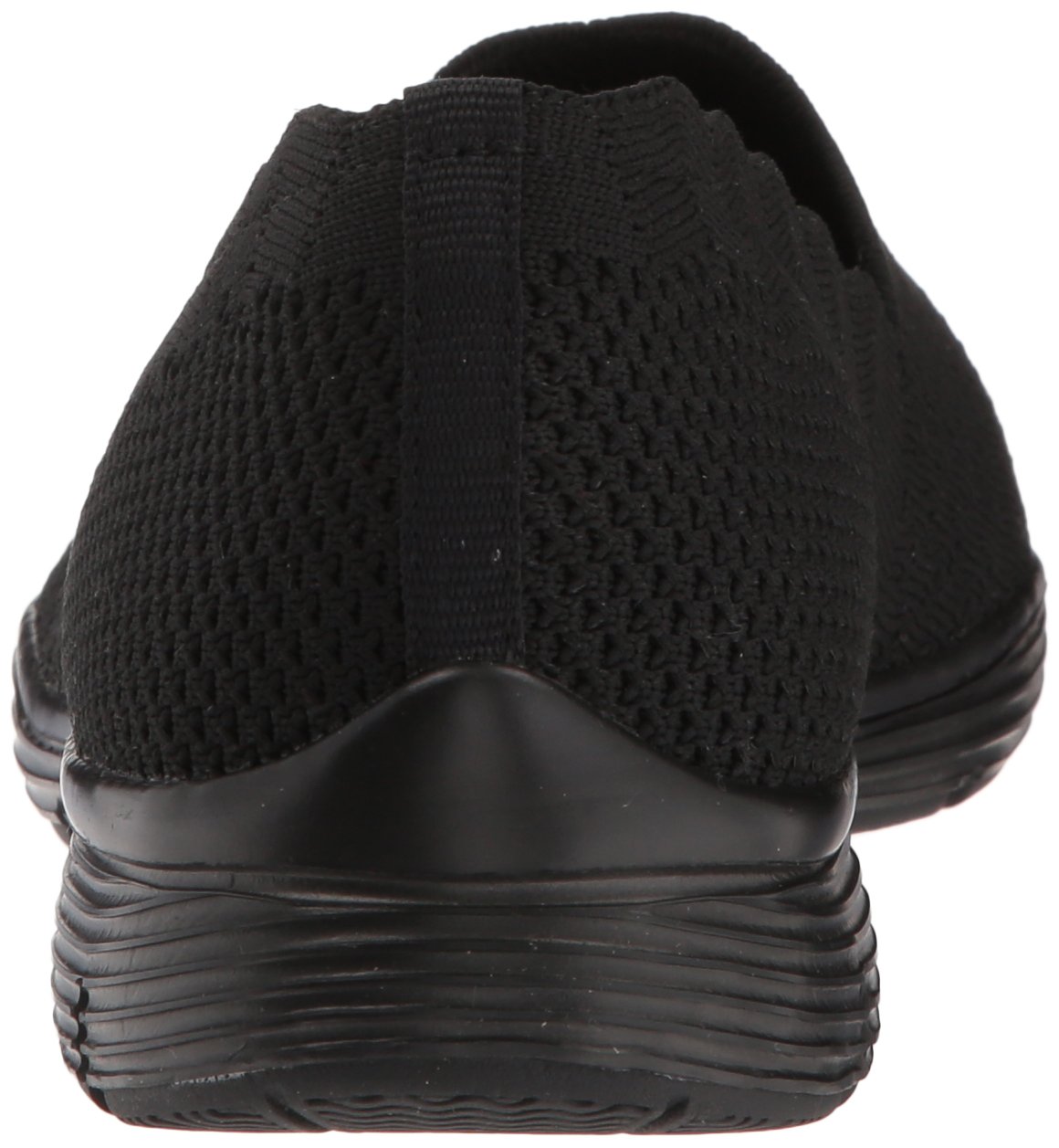 Skechers Women's Seager-Stat-Scalloped Collar, Engineered Skech-Knit Slip-on-Classic Fit Loafer - Image 3