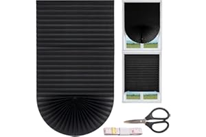 Blackout Blinds – 2-Pack 90×180cm Clip-On Temporary Window Shades + Cut-to-Fit Design + Adhesive Install + Light-Blocking & H