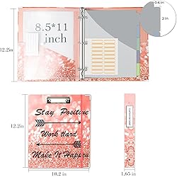 3 Ring Binder 1 Inch, Three Ring Binders Organizer