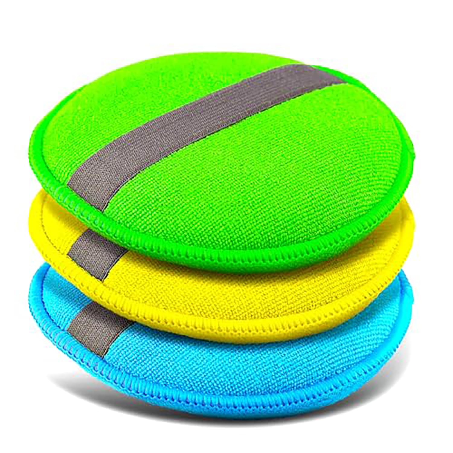 Glart H43PP microfiber dishwashing sponges set of 3, 130x25 mm, cleaning sponges for cleaners, microfiber cloths pads more thoroughly than cotton, simple cleaning cloths or kitchen towels