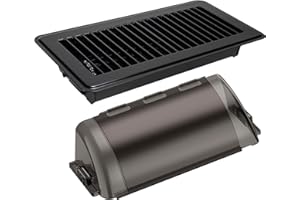 BYEWIRE Floor Register4" x 10" (Duct Opening Size) Vent Deflector for Floor Vent, Home Sidewall Office or Ceiling Vent (Magnetic Adjustable Outlet Deflector)