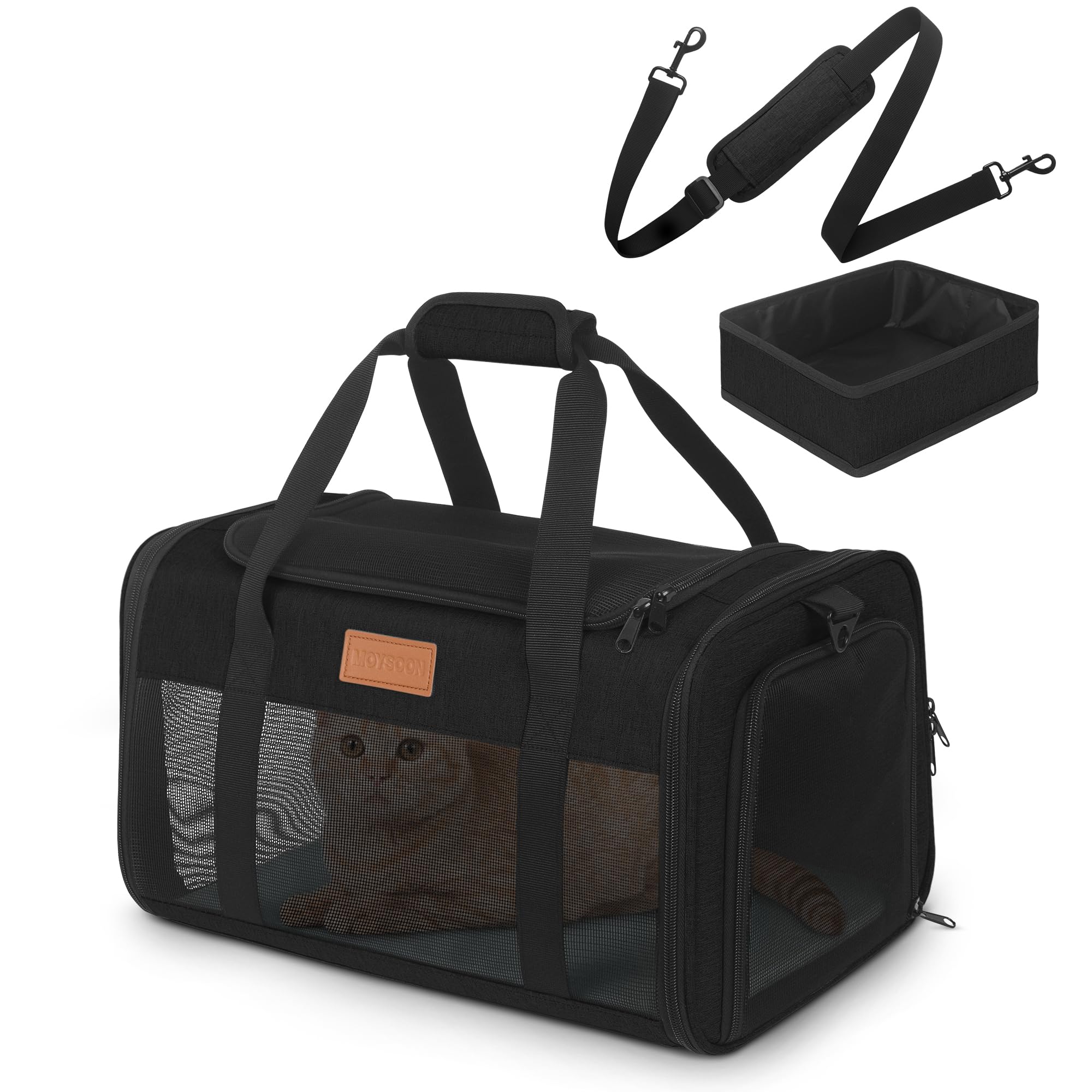 PETUX TSA Approved Pet Carrier in Cabin for Small Dogs and Cats ...