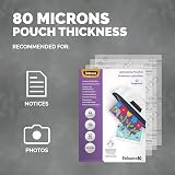 Fellowes A4 Laminating Pouches Gloss 160 Micron 100 Sheets view 3