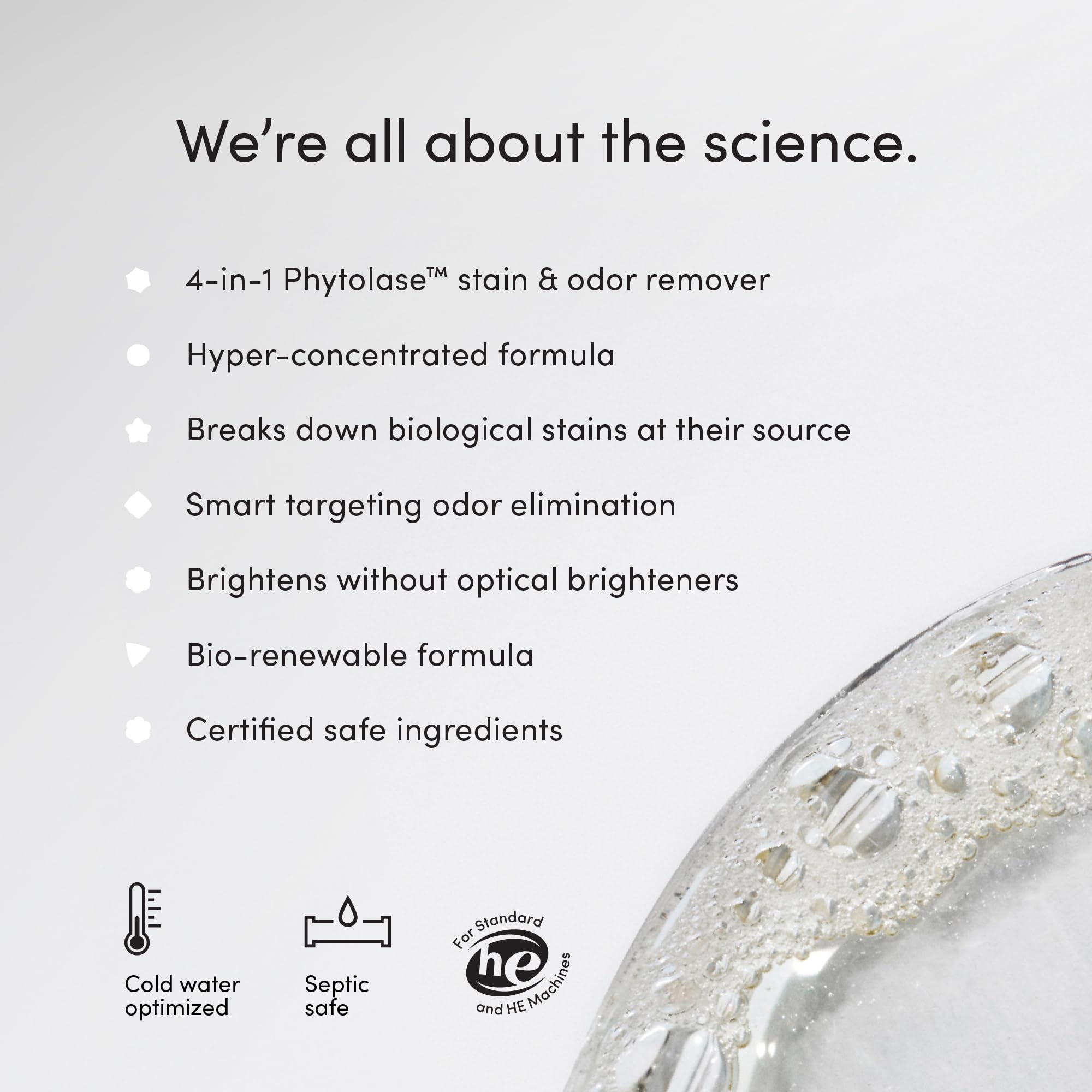 Dirty Labs | Scent Free | Bio Enzyme Laundry Booster | 48 Loads (1 lb) | Hyper Concentrated | High Efficiency & Standard Machine Washer | Nontoxic, Biodegradable | Stain & Odor Removal Enzyme Booster