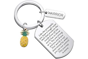 WSNANG IVF Pineapple Gift This IVF Journey Is Yours Keychain IVF Infertility Warrior Jewelry IVF Gift for Infertility Mom