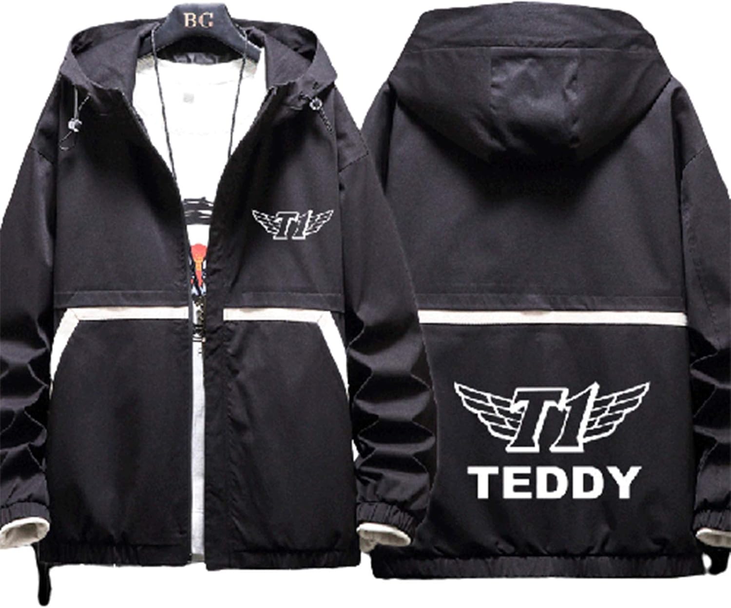 SKT T1 Jacket Team Uniform Hoodie Sportswear LOL Full Zip Coat Teens