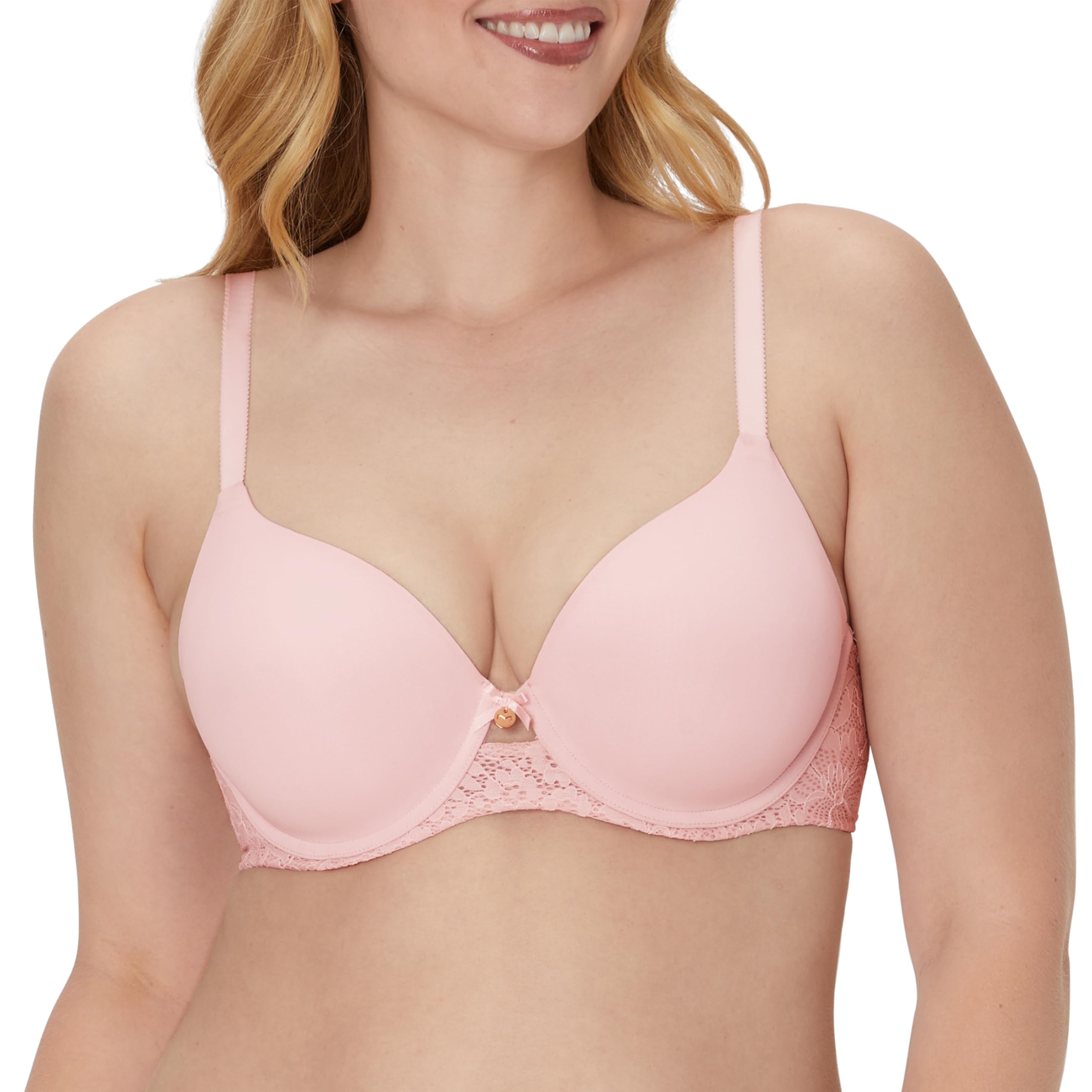 Maidenform Women’s Custom Lift, One Fab Fit Underwire, Convertible Straps, Full Coverage Bra, Ballerina Slipper