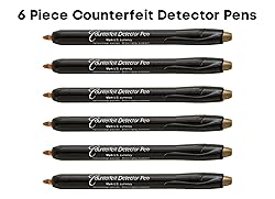Dri Mark CFDRet6Pk Counterfeit Bill Detector