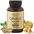 I Am Joy co. Ormus Gold Capsules Monoatomic Elements with Adaptogens Maca and Ashwaganda | May Help Balance Mood, Decalcify Pineal Gland, Repair DNA, Enhance Relaxation - 60 Vegan Capsules