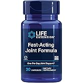 Life Extension Fast-Acting Joint Formula, Keratin, Korean Angelica, hyaluronic Acid, Joint discomfort Relief, Non-GMO, Gluten-Free, 30 Capsules