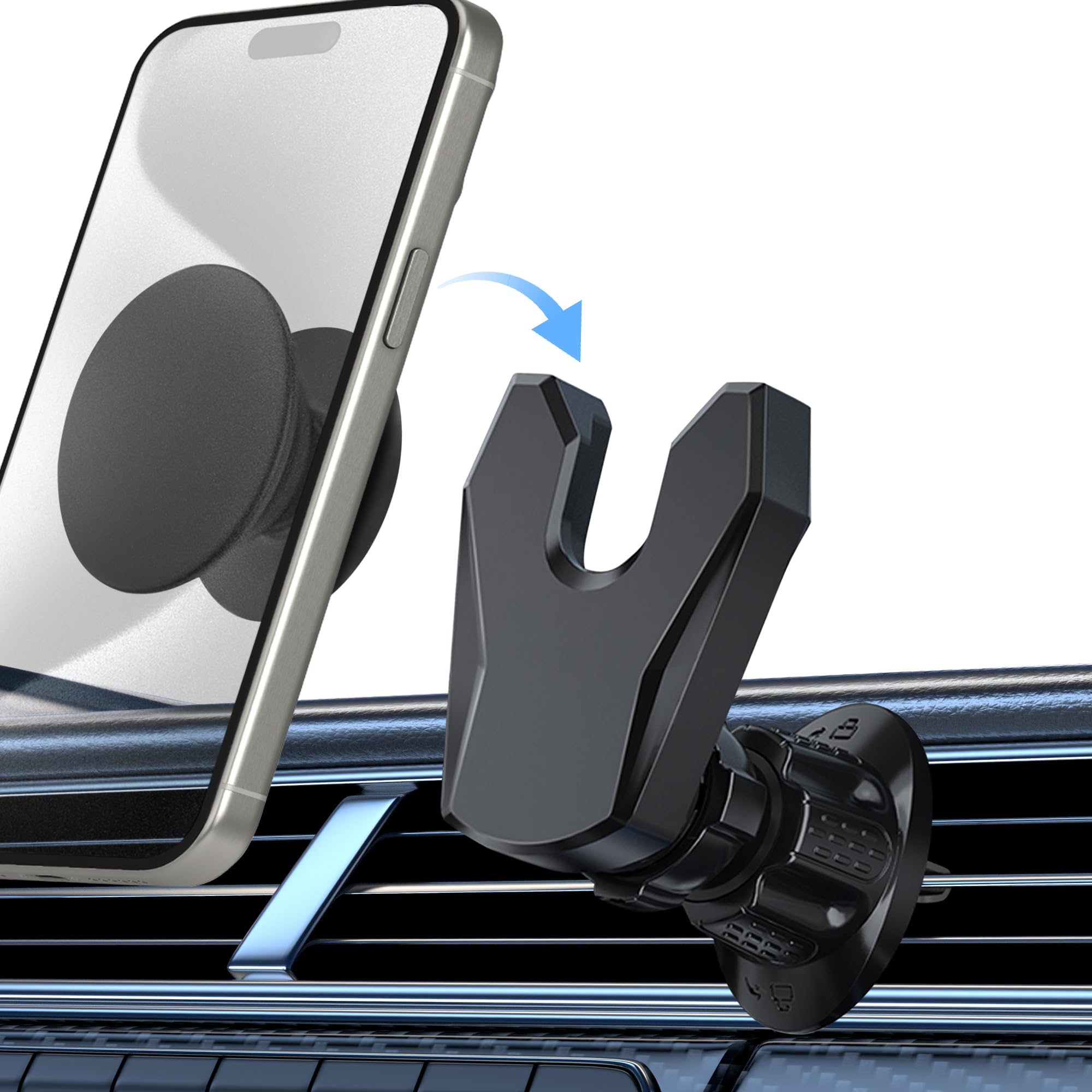 Photo 1 of ZOBUU Car Vent Mount for Socket Grip, Socket Phone Mount for Car, Car Phone Holder Socket Compatible with Fits All Smartphones with Socket Grip