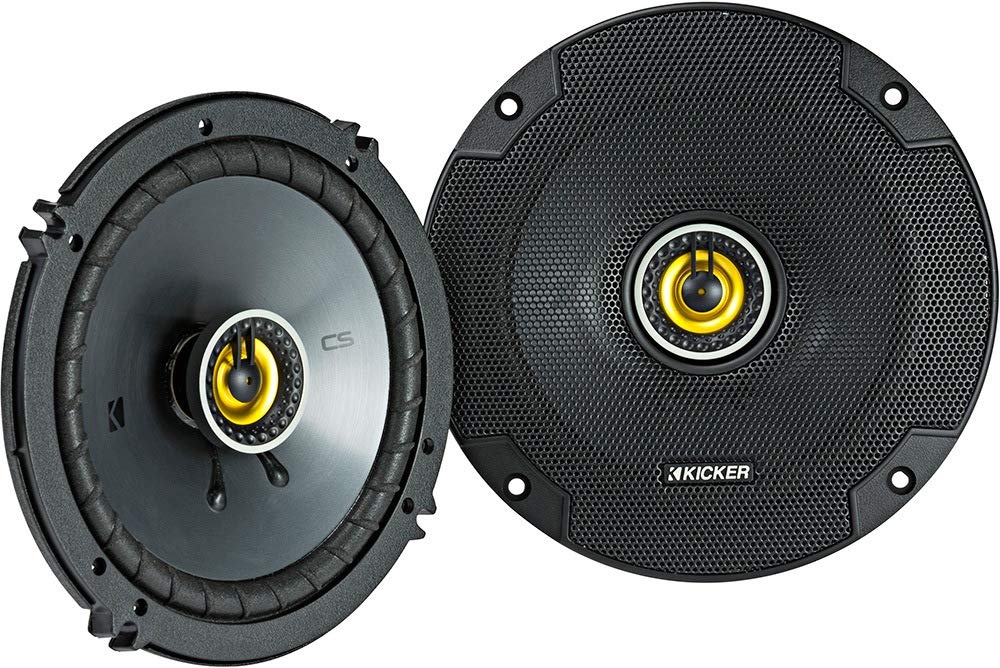 KICKER Pair 46CSC654 CSC65 6.5" 6-1/2" 600 Watt 4-Ohm Car Audio Coaxial Speakers