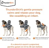 Thundershirt Dog Calming Jacket XL Grey Anxiety Coat Vet Recommended view 6