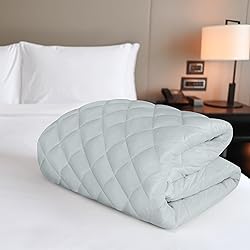Utopia Bedding Quilted Fitted Mattress Pad, Twin