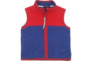 Aivtalk Girls Vest Boys Fleece Vest Zipper Sleeveless Jacket Pockets Fall Winter Waistcoat