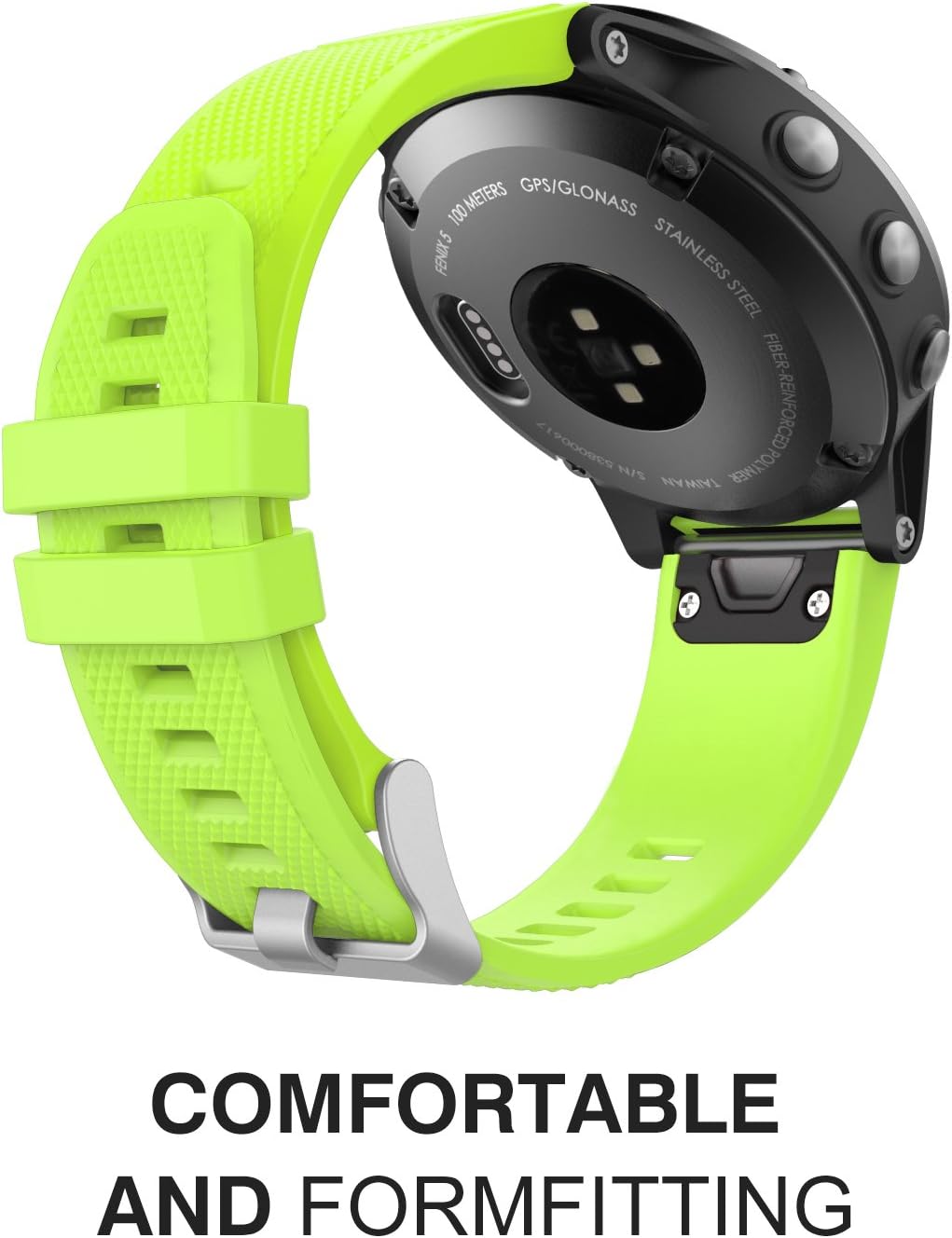 MoKo Strap Compatible with Garmin Fenix 7/7 Pro/6/6 Pro/5/5 Plus/Forerunner 965/955/945/Instinct Solar/Instinct 2 - Image 4