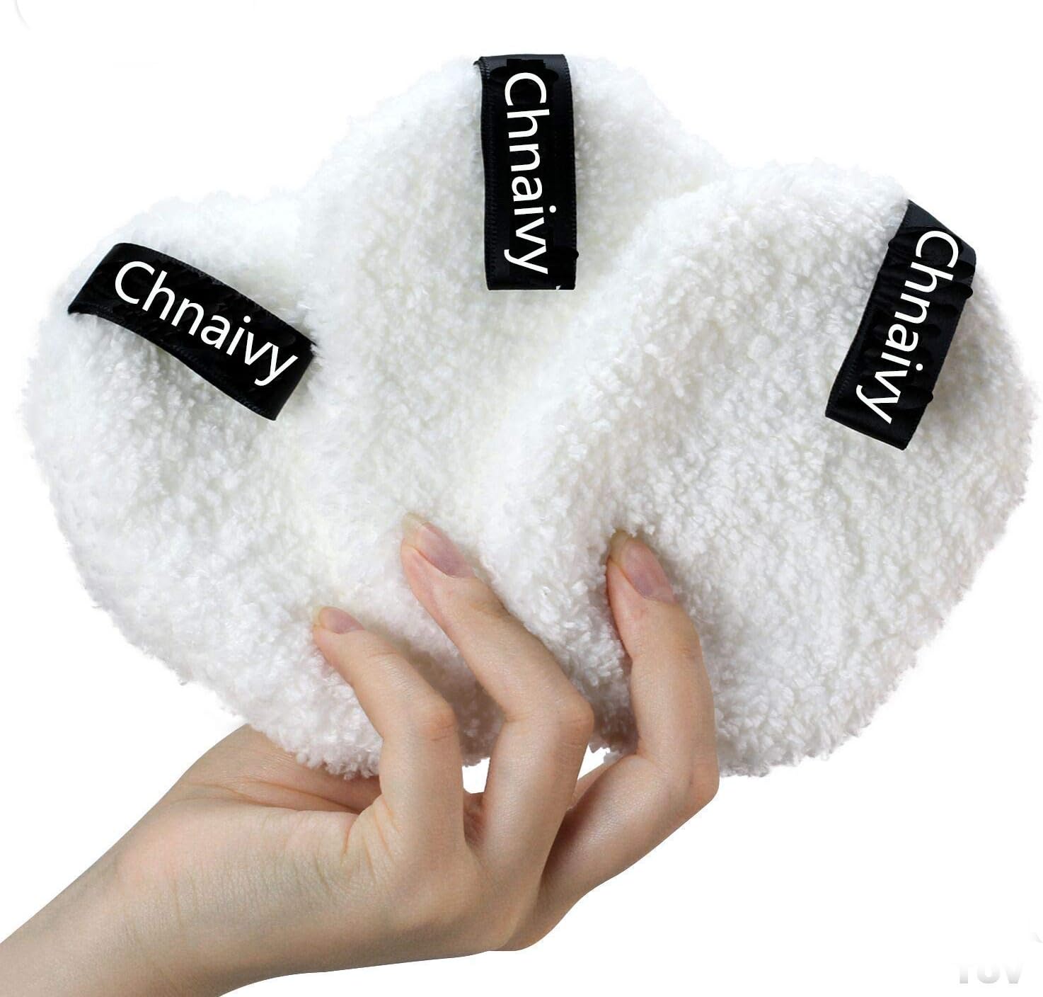 Chnaivy Makeup Remover Pads Washable & Reusable - - Premium Microfiber Face Cloth with Cotton Laundry Bag - Hypoallergenic Facial Cleansing Cloths - Soft & Gentle - 3 Pack…