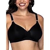 Vanity Fair Women's Full Coverage Beauty Back Smoothing Bra, 4-Way Stretch Fabric, Lightly Lined Cups up to DD