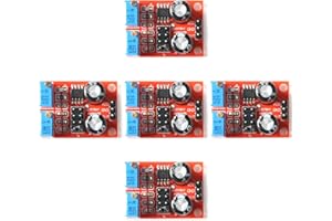 MusRock 5pcs NE555 Pulse Signal Generator Module, 1Hz–200kHz Adjustable Frequency, 2%–98% Duty Cycle, 5V–15V DC Compatible, for Stepper Motor Control, MCU Testing