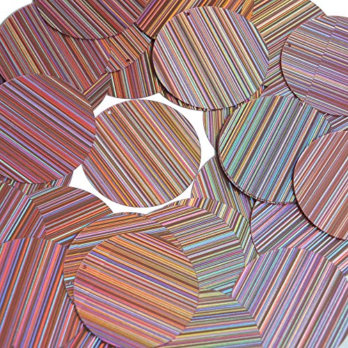 Sequin Round 1.5 inch Lilac Lavender City Lights Reflective Couture Loose Paillettes Made in USA.