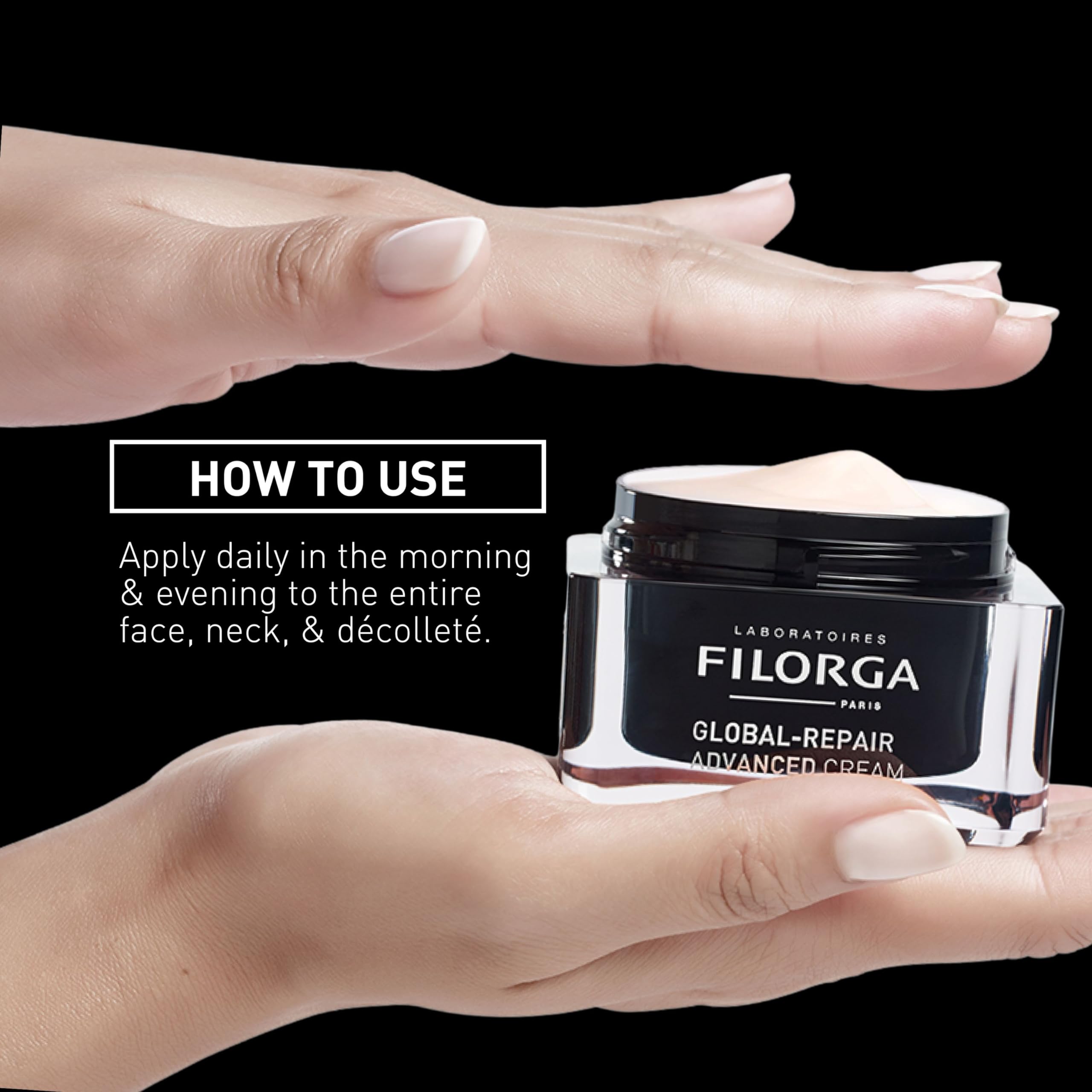 Filorga Global-Repair Advanced Anti Aging Daily Face Cream Bundle