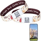 BELSO Bible Verse Bracelets with NFC for Women Men, Christian Daily Bible verse Wristband, Durable Elastic Christian Bands, Reversible Band, Red