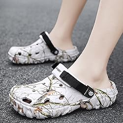 SECHRITE Mens Athletic Sports Garden Outdoor Clogs