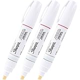Sharpie Oil Based Paint Marker, Bold Point, White, 3/Pack