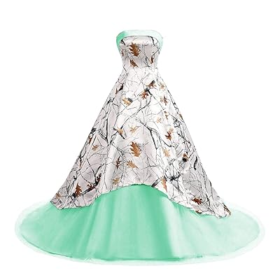 APXPF Womens Camo Printed Wedding Dress Tulle Ball Ghana | Ubuy