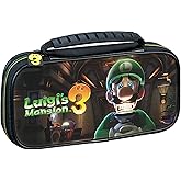 Nintendo Mario Switch Lite Travel Case - Adjustable Stand, Bonus Game Case, Deluxe Carry Handle