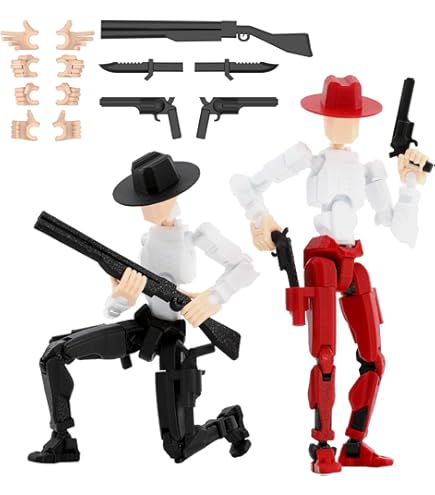 Titan 13 Action Figure, Cowboy Already Assembled T13 Dummy Action