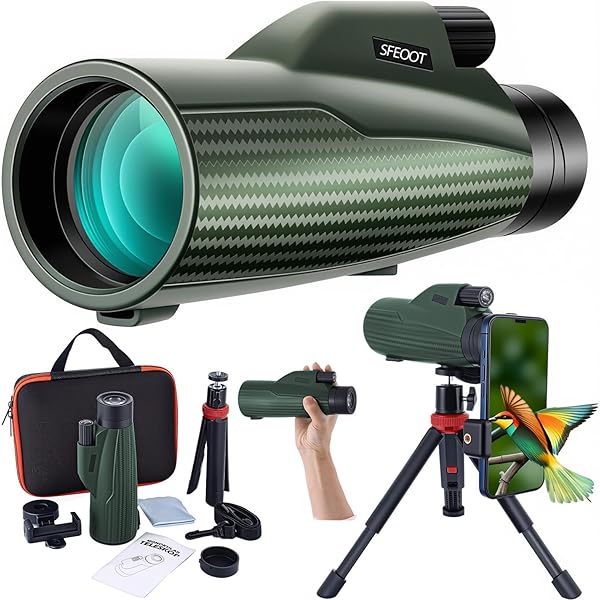 20x50 Waterproof HD Birding Powerful Binoculars For Adults - Image Stabilization Large View Telescope Binoculars With Clear Low Light Vision For Hunting, Bird Watching, Travel, Hiking, Sports Watching - View #6