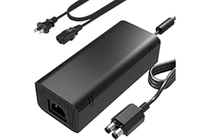Power Supply for Xbox 360 Slim with Power Cord LED Indicator, 100-240V, 135W, 12V-10.83A