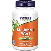 NOW Foods Supplements, St. John's Wort (Hypericum perforatum) 300 mg, Standardized Extract, 250 Veg Capsules