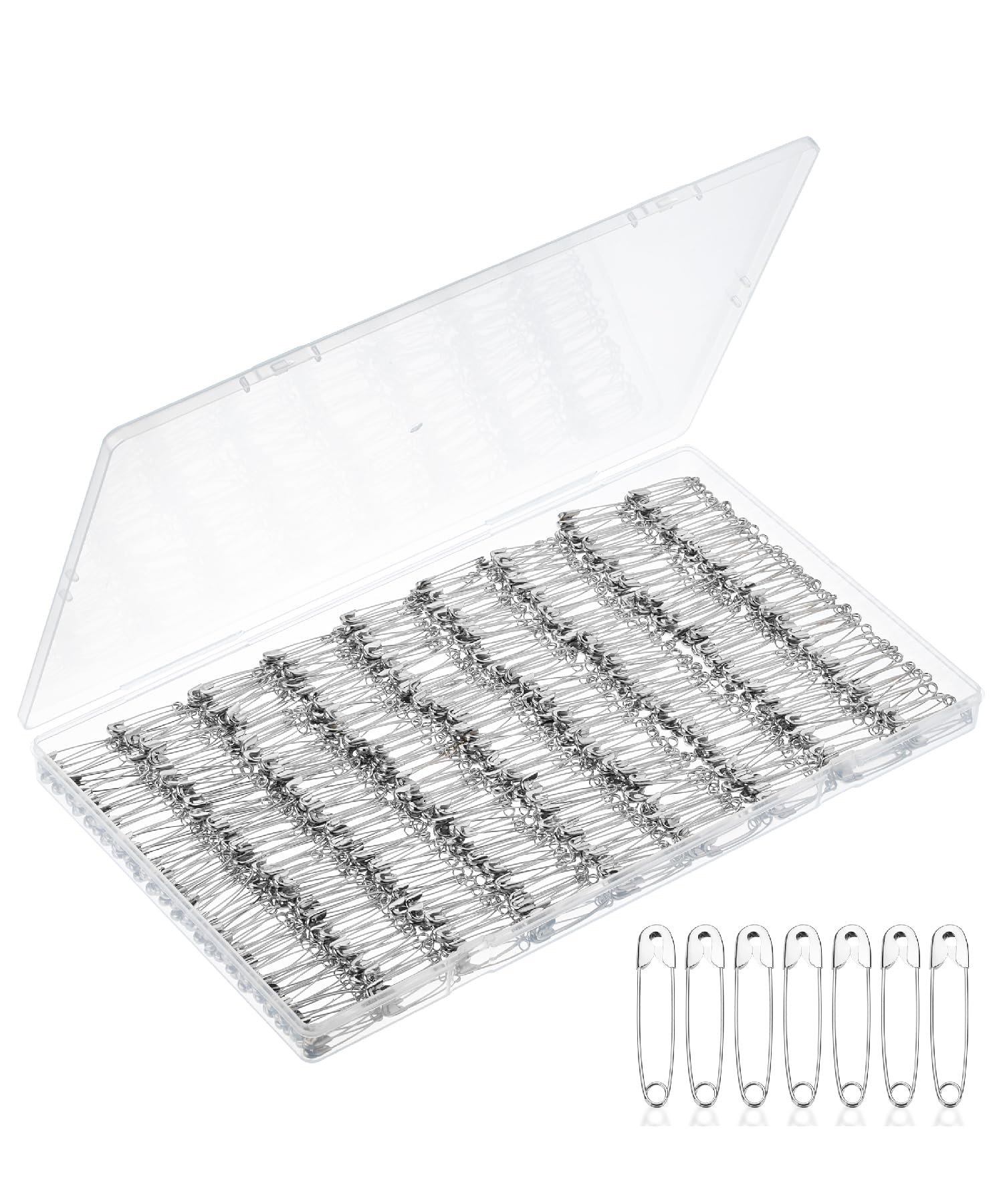 Photo 1 of Mr. Pen - 1000 Pack 1.1 Inch Silver Safety Pins - Bulk Small Mini Safety Pins for Clothes