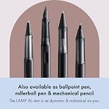 LAMY AL-star Black Fountain Pen EF Nib Ergonomic Grip Aluminum Body view 5