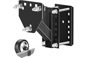 JEACENT Spare Tire Mount for Utility Trailer Accessories,3-Nut Design Spare Tire Carrier,Fits Most 4,5 & 6 Lugs Wheels, Hold 4″,4.25" 4.5″, 4.75″,5",5.32" and 5.5" Bolt Patterns,Holds Up to 160 Lbs