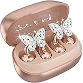 xzqioue Clip On Earbuds Jewelry, Open Ear Headphones Wireless Bluetooth Earring Clip-On Headphones, Comfortable Fit Ears Cuff Headphones for Women, Jewelry Earring Earbuds for Work, Run & Sleep