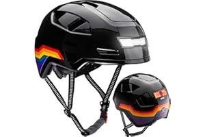 XNITO Bike Helmet with LED Lights - Urban Bicycle Helmet for Adults, Men & Women - CPSC & NTA-8776 Dual Certified - Class 3 E-Bikes, Scooters, Onewheel, Commuter, Mountain