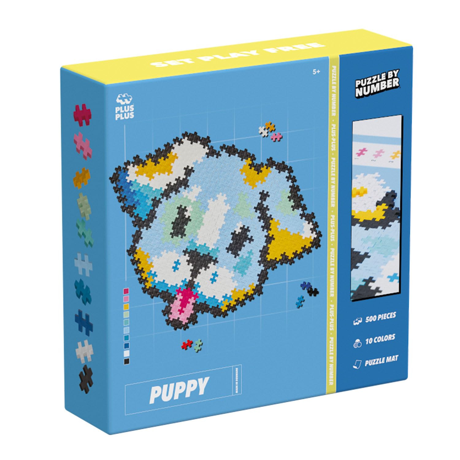 Plus Plus - Kids Puzzles Puppy | Jigsaw Puzzles For Kids | Puzzle Games For Kids | Educational Toys For 5 Year Olds Or More | Jigsaws For Children Age 5 | 500 Pieces