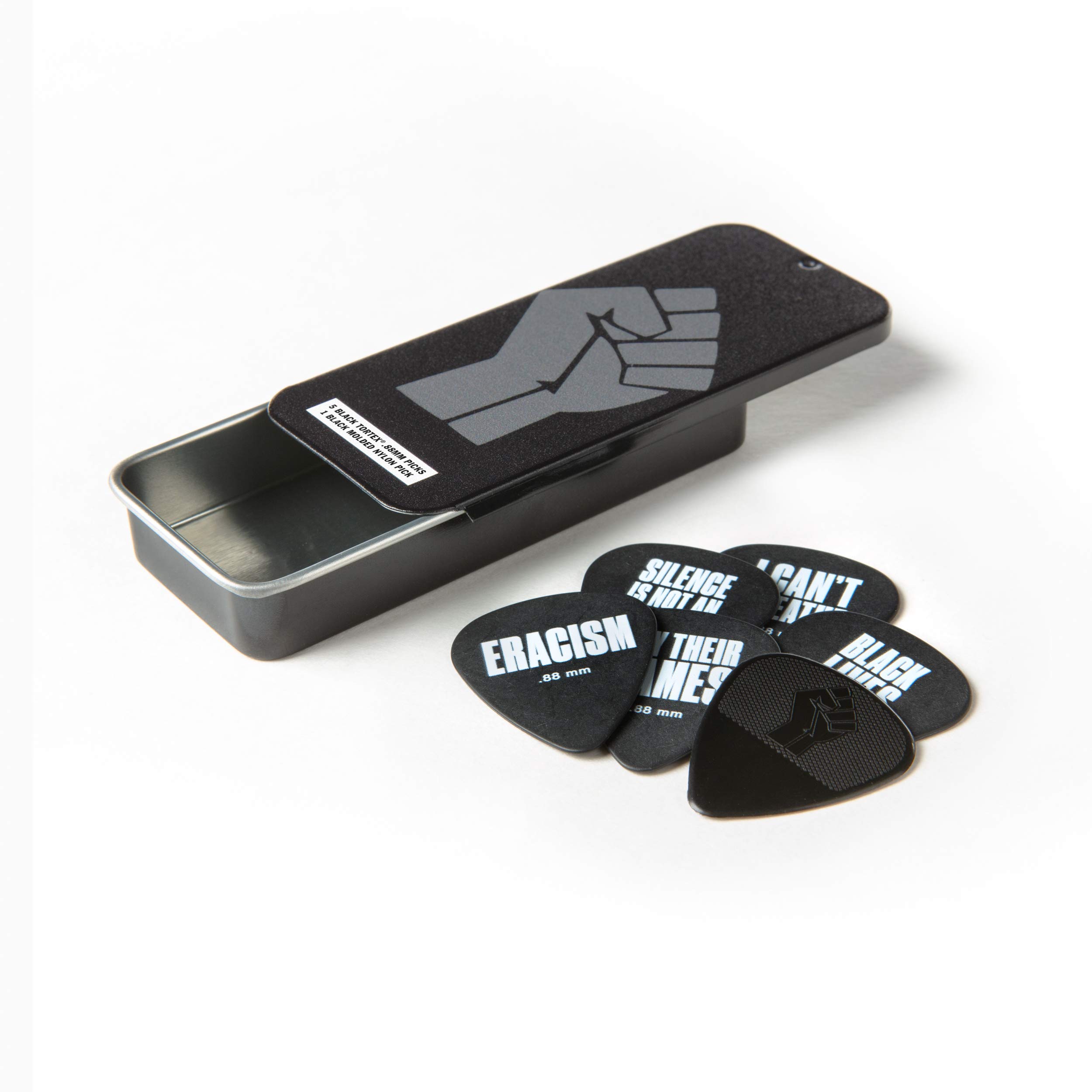 Jim Dunlop Black Lives Matter Tortex .88mm Guitar Pick Tin (BLMT03)