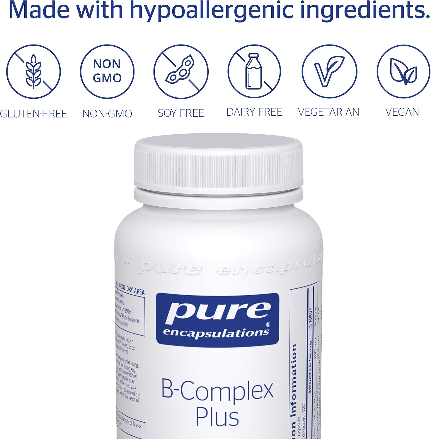 Pure Encapsulations Vitamin B-Complex Plus, B Vitamin Formula with Active Folate, for Cardiovascular Health Memory - Image 5