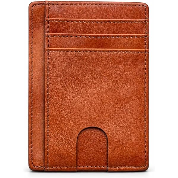 Amazon.com: Claasico Front Pocket Small Minimalist Leather Wallet
